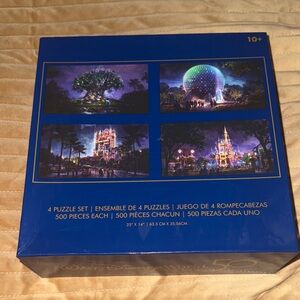NEW- WDW 50th Anniversary Puzzle Set - Icons